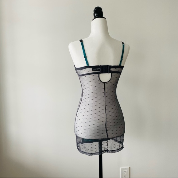 Lace Sea Green Chemise - Picture 7 of 14